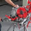image:imageRIDGID 15682 Model 300 Power Drive Complete 38 RPM Pipe Threading Machine with 12Inch to 34Inch 1Inch to 2Inch Universal Alloy Threading Die Heads OilerScrew Gun