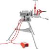 image:imageRIDGID 15682 Model 300 Power Drive Complete 38 RPM Pipe Threading Machine with 12Inch to 34Inch 1Inch to 2Inch Universal Alloy Threading Die Heads OilerScrew Gun
