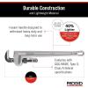 image:imageRIDGID 31105 Model 824 Aluminum Straight Pipe Wrench 24inch Plumbing Wrench greyWrench