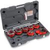image:imageRIDGID 36475 Exposed Ratchet Threader Set Model 12R Ratcheting Pipe Threading Set of 12Inch to 2Inch NPT Pipe Threading Dies and Manual Ratcheting Pipe Threader with Carrying CaseSet