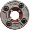 image:imageRIDGID 36890 Model OOR Die Head 12R Alloy Die Head comes with 12inch HighSpeed Factory Set Dies that Deliver Clean Precise 14 TPI