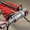 image:imageRIDGID 41935 Model 700 HandHeld 120Volt Power Drive Pipe Threader Compatible with RIDGID 12R 00R 00RB and 11R Die Heads SilverPower Drive