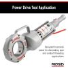 image:imageRIDGID 41935 Model 700 HandHeld 120Volt Power Drive Pipe Threader Compatible with RIDGID 12R 00R 00RB and 11R Die Heads SilverPower Drive