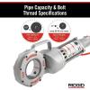 image:imageRIDGID 41935 Model 700 HandHeld 120Volt Power Drive Pipe Threader Compatible with RIDGID 12R 00R 00RB and 11R Die Heads SilverPower Drive