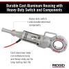 image:imageRIDGID 41935 Model 700 HandHeld 120Volt Power Drive Pipe Threader Compatible with RIDGID 12R 00R 00RB and 11R Die Heads SilverPower Drive