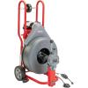 image:imageRIDGID 42007 K750 Drum Machine with C100 34 Inch x 100 Foot Inner Core Cable and AUTOFEED Control Drain Cleaner Machine and Drain Cleaning Snake with Drain Auger