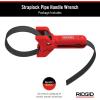 image:imageRIDGID 42478 STRAPLOCK Pipe Handle 7 Strap Wrench Red