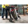image:imageRIDGID 50353 1610RV Stainless Steel 16Gal Wet Dry Shop Vacuum with Cart 65 Peak HP Motor Large Wheels Pro Hose Drain and Blower Port Red