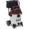image:imageRIDGID 50353 1610RV Stainless Steel 16Gal Wet Dry Shop Vacuum with Cart 65 Peak HP Motor Large Wheels Pro Hose Drain and Blower Port Red