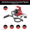 image:imageRIDGID 55808 PowerClear 120Volt Drain Cleaning Machine Kit for Tubs Showers and Sinks Drain Cleaner Machine Kit with AUTOFEED Inner Core Cable and Guide HoseKit