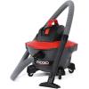 image:imageRIDGID 62698 RT0600 NXT 6Gal Wet Dry Shop Vacuum with Casters 425 Peak HP Motor and Pro Locking Hose Dark Gray and RedVaccum Cleaner