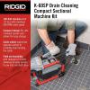 image:imageRIDGID 66492 Model K60SP Compact 120Volt Sectional Drain Cleaning Machine KitK60SP Compact