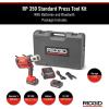 image:imageRIDGID 67053 RP 350 ProPress 8Piece Pressing Tool Kit with 18Volt Battery Charger 4 ProPress Press Tool Jaws 12 to 2 and CaseBattery Kit No Jaws