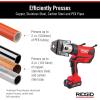 image:imageRIDGID 67053 RP 350 ProPress 8Piece Pressing Tool Kit with 18Volt Battery Charger 4 ProPress Press Tool Jaws 12 to 2 and CaseBattery Kit WProPress Jaws 12  1 Jaws Capacity