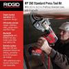 image:imageRIDGID 67053 RP 350 ProPress 8Piece Pressing Tool Kit with 18Volt Battery Charger 4 ProPress Press Tool Jaws 12 to 2 and CaseBattery Kit WProPress Jaws 12  2 Jaws Capacity