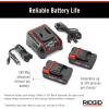 image:imageRIDGID 67178 Model RP 351 ProPress Standard Press Tool Kit with Battery Charger 12 to 2 Press Tool Jaws and Carrying CaseBattery Kit WProPress Jaws 12  2 Jaws Capacity