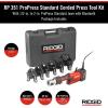image:imageRIDGID 67178 Model RP 351 ProPress Standard Press Tool Kit with Battery Charger 12 to 2 Press Tool Jaws and Carrying CaseCorded no battery kit WProPress Jaws 12  2 Jaws Capacity