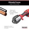image:imageRIDGID 72553 Model RP 115 Mini Press Tool and Battery Kit with 12 to 34 ProPress Press Tool Jaws 2V LiIon Battery 12V Charger and Carrying Case  RedMini Press Tool Kit 12  34 Jaws Capacity