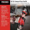 image:imageRIDGID 78148 RP 251 Compact Press Tool Battery Kit with ProPress Jaws 12 to 114 InLine Pressing Tool for Copper Stainless Steel PEX and Carbon SteelNew Model