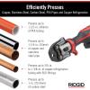 image:imageRIDGID 78148 RP 251 Compact Press Tool Battery Kit with ProPress Jaws 12 to 114 InLine Pressing Tool for Copper Stainless Steel PEX and Carbon SteelNew Model