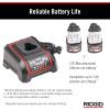 image:imageRIDGID 78158 RP 251 Compact Press Tool Battery Kit with ProPress Jaws 12 to 1 InLine Pressing Tool for Copper Stainless Steel PEX and Carbon SteelLarger Application
