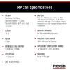 image:imageRIDGID 78158 RP 251 Compact Press Tool Battery Kit with ProPress Jaws 12 to 1 InLine Pressing Tool for Copper Stainless Steel PEX and Carbon SteelLarger Application