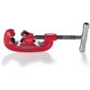 image:imageRIDGID 32870 Model 42A HeavyDuty 4Wheel Pipe Cutter 34inch to 2inch Steel Pipe CutterSilverRedSmallSilverRed