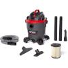 image:imageRIDGID 62703 RT1200 NXT 12Gal Wet Dry Shop Vacuum with Casters 50 Peak HP Motor and Pro Locking HoseDark Gray and Red
