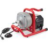 image:imageRIDGID 71722 K40AF Sink Drain Cleaning Machine with 516 Inch Inner Core Cable Guide Hose Mounting Bracket and AUTOFEED Control