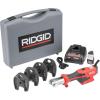 image:imageRIDGID 72558 Model RP 115 Mini Press Tool and Battery Kit with 12 to 34 ProPress and PureFlow Press Tool Jaws 2V LiIon Battery 12V Charger and Carrying CaseROTARYTOOL
