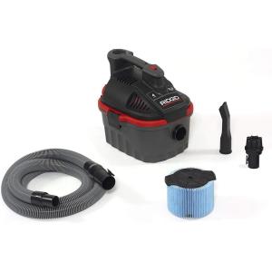 image:imageRIDGID 50313 Model 4000RV 4Gallon Portable Wet and Dry Compact Vacuum Cleaner with 50 PeakHP Motor 4 gallon RedVacuum