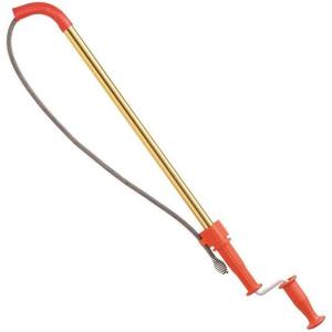image:imageRIDGID 59802 K6DH Hybrid Toilet Snake Auger with 6 HeavyDuty Drop Head TriWrap Cable Manual or Cordless Drill Operated PlumbingToilet Auger