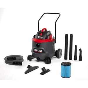 image:imageRIDGID 62718 Red 14 gallon RT1400 WetDry Vacuum Dark Gray and Red