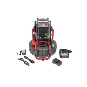 image:imageRIDGID 63818 SeeSnake Compact M40 System with CS6x VERSA Digital Recording Monitor 18V Battery and Charger HDR Image Sensor TruSense TiltSence Inclinometer
