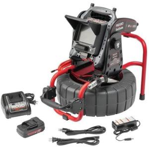 image:imageRIDGID 63828 SeeSnake Compact C40 System with CS6x VERSA Digital Recording Monitor 18V Battery and Charger HDR Image Sensor TruSense TiltSence Inclinometer