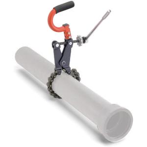 image:imageRIDGID 69982 Model 226 InPlace Soil Pipe Cutter 112inch to 6inch Chain Pipe CutterBlackRed SmallTools