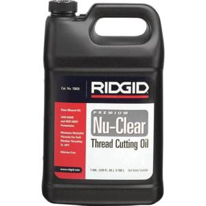 image:imageRIDGID 70835 NuClear Thread Cutting Oil 1 Gal Halogen PCB and ChlorineFree Designed to Prolong Equipment Life Cools Threads and PipesMachine Lubricant