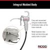 image:imageRIDGID 10883 Model 418 Handheld Oiler Bucket with 1 Gallon of Premium Thread Cutting Oil for Pipe Threader Tools AntiSlip Grip Lubricator SilverOiler