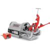 image:imageRIDGID 26092 Model 1224 NPT 120Volt Threading Machine with Hammer Chuck for 14 to 4 Lines 14Inch to 2Inch 1 12Inch to 4Inch Die Heads SilverRed