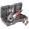 image:imageRIDGID 44923 Model 690I HandHeld Power Drive Kit Pipe Threading Machine and 12Inch to 2Inch 11R NPT Pipe Threading Die Heads with Carrying Case