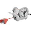 image:imageRIDGID 41855 Model 300 Power Drive Pipe Threading Machine 38 RPM 12 Universal Motor 115V 2560Hz Compatible with Model 975 916 918 and 920 Roll Groovers Silver