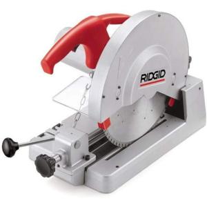 image:imageRIDGID 71687 614 Circular Saw Dry Cut Saw Features Large 14inch CarbideTipped Blades for Cutting Steel Copper Aluminum Plastic or Wood SilverRedCircular Saw