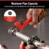 image:imageRIDGID 31000 Model 6 HeavyDuty Plumbing Straight 6 Pipe Wrench Red Made in the USA