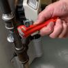 image:imageRIDGID 31000 Model 6 HeavyDuty Plumbing Straight 6 Pipe Wrench Red Made in the USA
