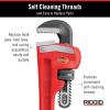 image:imageRIDGID 31010 Model 10 HeavyDuty Straight Pipe Wrench 10inch Plumbing Wrench Red Black 250mm 10in10
