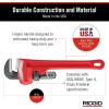 image:imageRIDGID 31010 Model 10 HeavyDuty Straight Pipe Wrench 10inch Plumbing Wrench Red Black 250mm 10in10