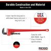 image:imageRIDGID 31040 Model 48 HeavyDuty 48 Straight Pipe Wrench with 6 Pipe Capacity HeavyDuty Straight Plumbing Wrench with IBeam Handle48