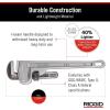 image:imageRIDGID 31095 Model 814 Aluminum Straight 14 Plumbing Pipe Wrench Silver Made in the USASmall
