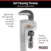 image:imageRIDGID 31100 Model 818 Aluminum Straight Pipe Wrench 18inch Plumbing Wrench18