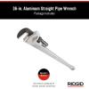 image:imageRIDGID 31100 Model 818 Aluminum Straight Pipe Wrench 18inch Plumbing Wrench36